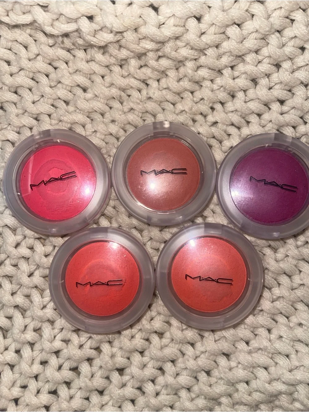 MAC Cosmetics LOT Glow Play Blushes